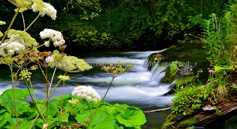 waterfall on the river Dove - Version 2